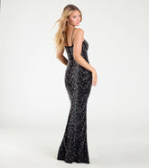 Clara Rhinestone Pearl Mermaid Formal Dress